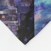 Spacey Seattle Fleecedecke (Ecke)