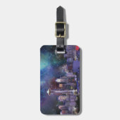 Spacey Seattle Gepäckanhänger (Vorderseite vertikal)