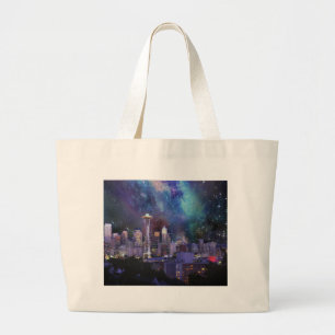 Spacey Seattle Jumbo Stoffbeutel