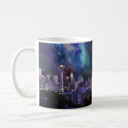 Spacey Seattle Kaffeetasse (Links)