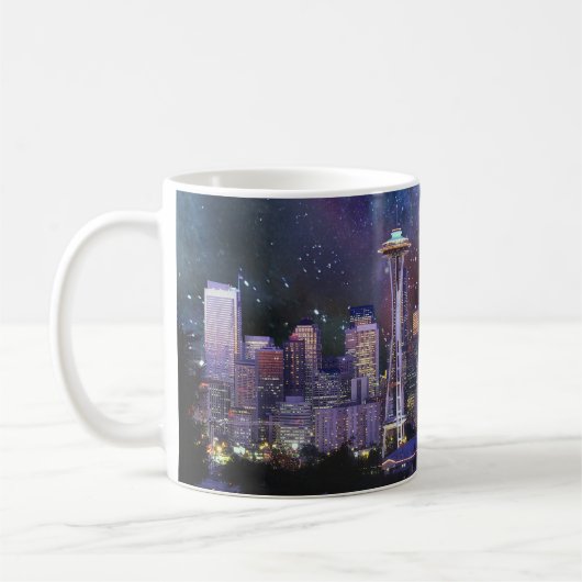 Spacey Seattle Kaffeetasse (Links)