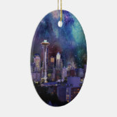 Spacey Seattle Keramikornament (Rechts)