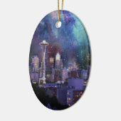 Spacey Seattle Keramikornament (Links)