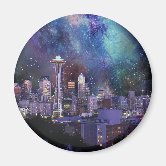 Spacey Seattle Magnet (Vorne)