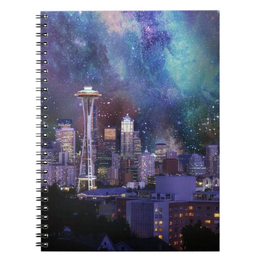 Spacey Seattle Notizblock (Vorderseite)