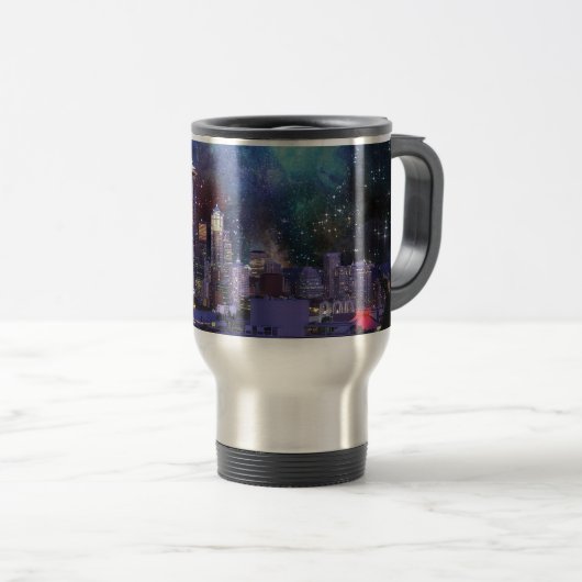 Spacey Seattle Reisebecher (VorderseiteRechts)