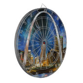 Spacey St. Louis Skyline Dartscheibe (Vorderseite Links)