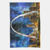 Spacey St. Louis Skyline Küchentuch (Vertikal)