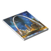 Spacey St. Louis Skyline Notizblock (angewinkelt)