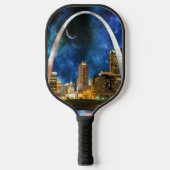 Spacey St. Louis Skyline Pickleball Schläger (Vorderseite)