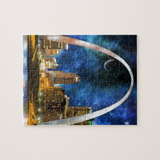 Spacey St. Louis Skyline Puzzle (Horizontal)