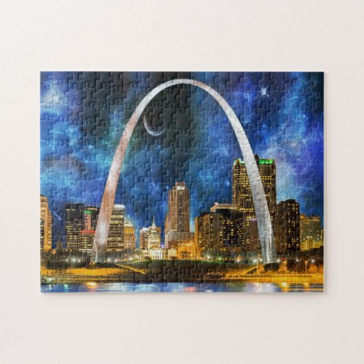 Spacey St. Louis Skyline Puzzle (Horizontal)