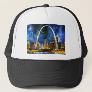 Spacey St. Louis Skyline Truckerkappe