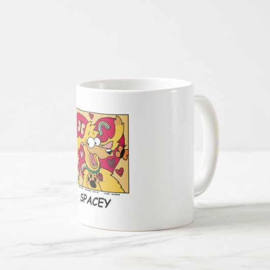 Spacey's Heart Happy Tasse! Kaffeetasse (VorderseiteRechts)