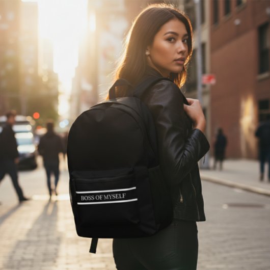 Spacious backpack for travel bedruckter rucksack