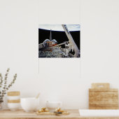 Spacwalk an Bord Space Shuttle Columbia (STS-87) Poster (Küche)