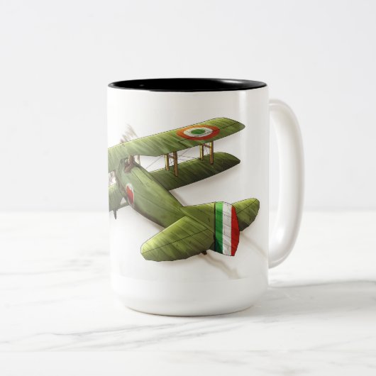 SPAD S.XIII ZWEIFARBIGE TASSE (VorderseiteRechts)