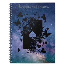 Spade Butterfly Thinghts and Dreams Journal Notizblock
