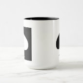 Spade Design-black n white  Tasse (Zentrum)