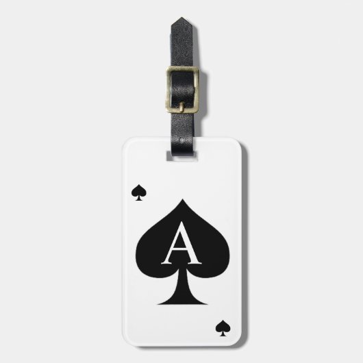 Spade Design Gepäckanhänger (Vorderseite vertikal)