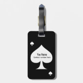 Spade Design Gepäckanhänger (Rückseite vertikal)