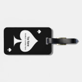 Spade Design Gepäckanhänger (Rückseite horizontal)