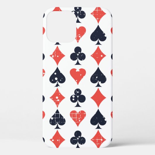 Spade, Diamant, Herz, Clubmuster Case-Mate iPhone Hülle (Rückseite)