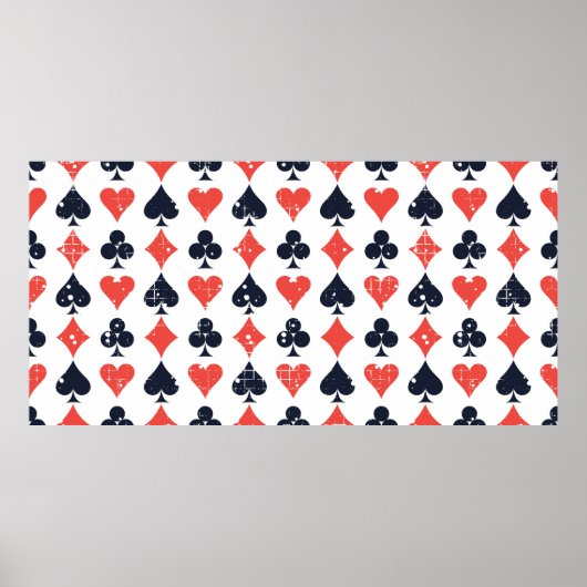Spade, Diamant, Herz, Clubmuster Poster (Vorne)
