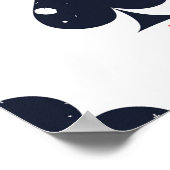 Spade, Diamant, Herz, Clubmuster Poster (Ecke)