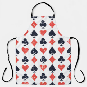 Spade, Diamant, Herz, Clubmuster Schürze
