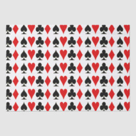 Spade, Diamond, Club, Anzüge für Herzkartentouren Seidenpapier