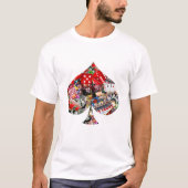 Spade - Las Vegas Playing Card Shape-T - Shirt (Vorderseite)