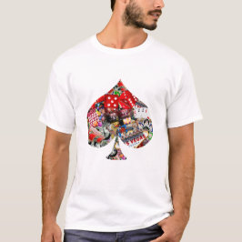 Spade - Las Vegas Playing Card Shape-T - Shirt
