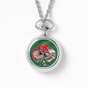 Spade - Las Vegas Spielkartenform Armbanduhr