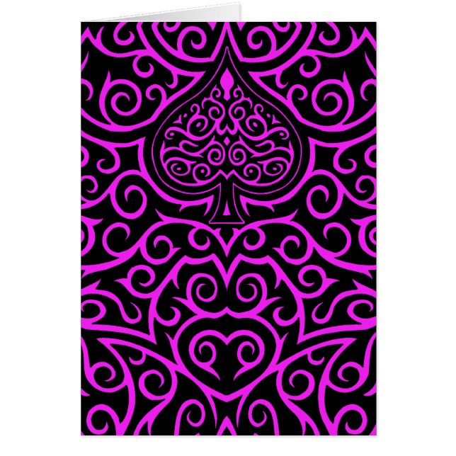 Spade & Scrollwork - Rosa (Vorne)