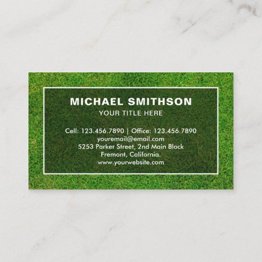 Spade Shovel Tool Garding Landschaftsschutz Rasenp Visitenkarte (Rückseite)