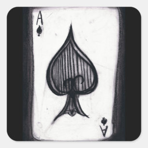 Spadenaau Quadratischer Aufkleber