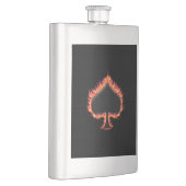 Spades Flames Flachmann (Rechts)