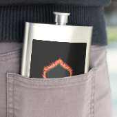 Spades Flames Flachmann (Beispiel)