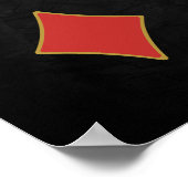 Spades, Herz, Karo, Clubs - Anzüge Poster (Ecke)