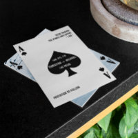 Spades Modern Chic Foto Save the Date