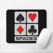 Spades mousepad (Mit Mouse)