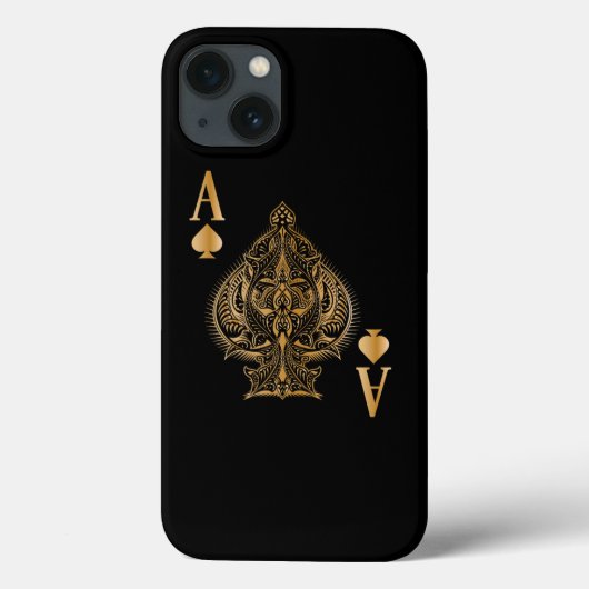 Spades Poker Ace Casino Case-Mate iPhone Hülle (Rückseite)
