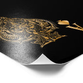 Spades Poker Ace Casino Fotodruck (Ecke)