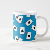 Spades Poker Blackjack Casino Gamer Jumbo-Tasse (Rechts)