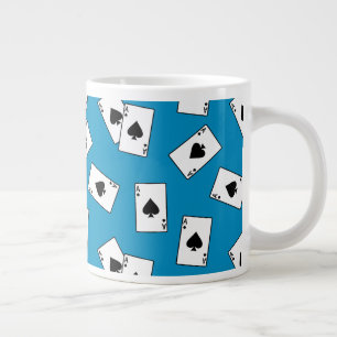 Spades Poker Blackjack Casino Gamer Jumbo-Tasse