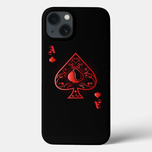 Spades Poker Casino Case-Mate iPhone Hülle (Rückseite)