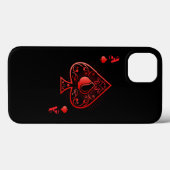 Spades Poker Casino Case-Mate iPhone Hülle (Rückseite (Horizontal))