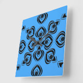 Spades Quadratische Wanduhr (Winkel)