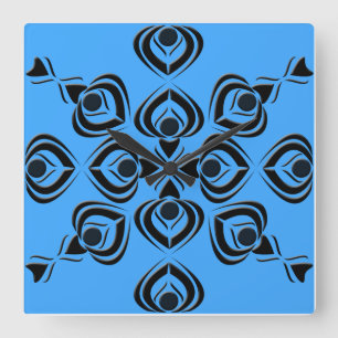 Spades Quadratische Wanduhr